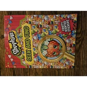 NEW Shopkins stickers and Seek & Find activity book